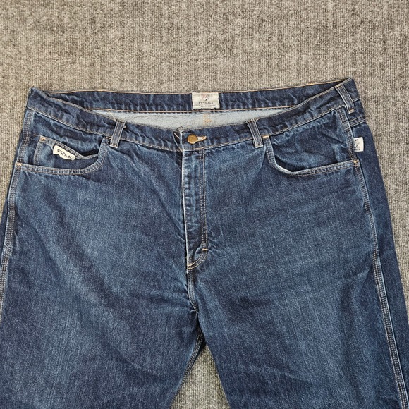 Tyndale FR Flame Resistant Jeans 46x30 CAT 2 Dark Wash Workwear Utility READ - Picture 9 of 14